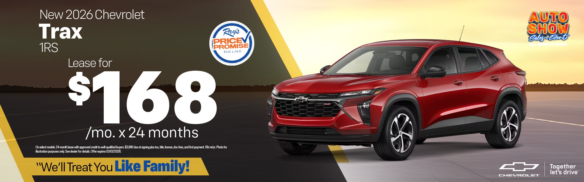 New 2026 Chevy Trax 1RS