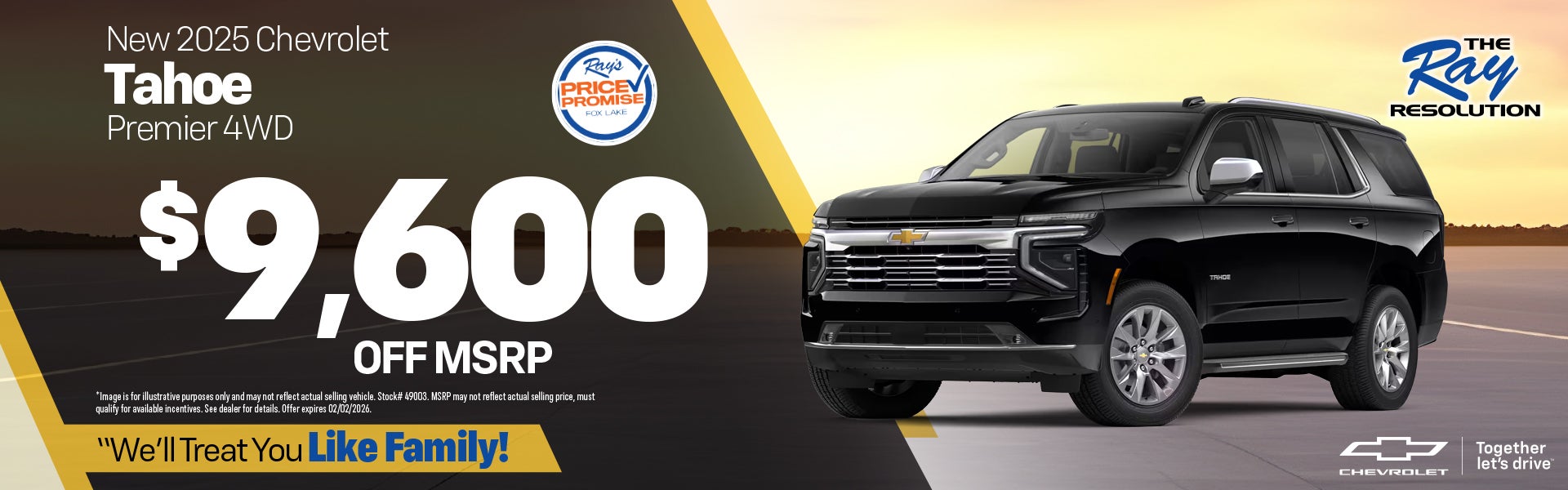 2025 Chevy Tahoe Premier 4WD