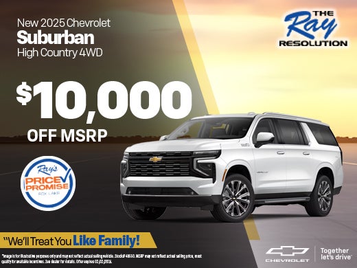 2025 Chevy Surburban High Country 4WD