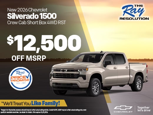 2026 Chevy Silverado 1500 Short Box 4WD