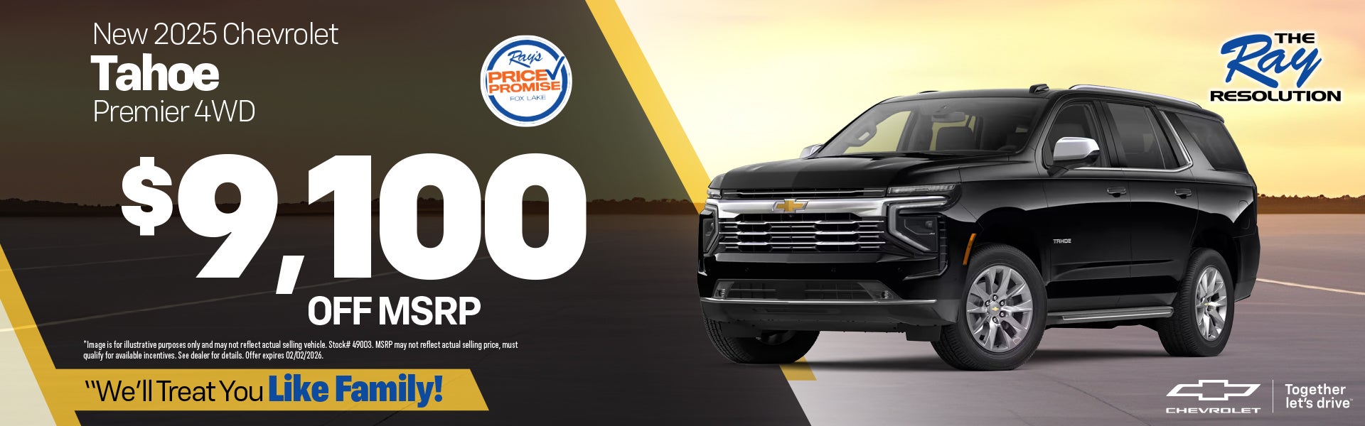 2025 Chevy Tahoe Premier 4WD