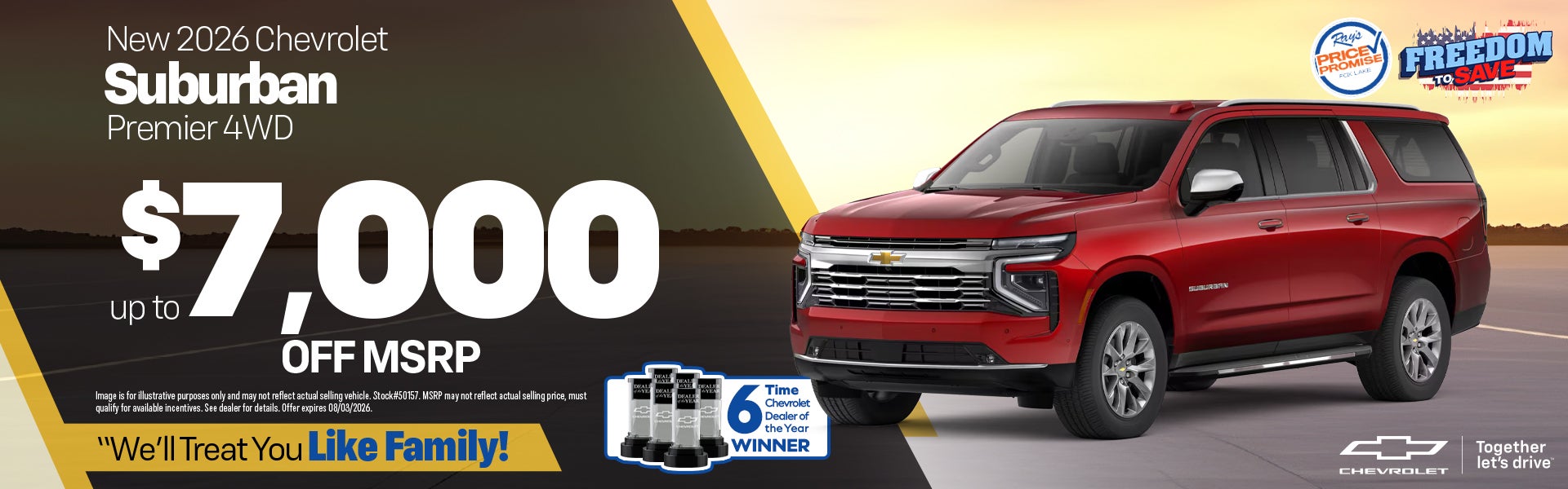 New 2026 Chevrolet Suburban Premier 4WD