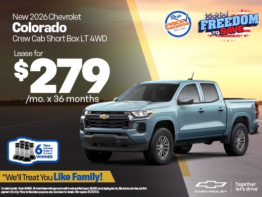 New 2026 Chevrolet Colorado Crew Cab Short Box LT 4WD