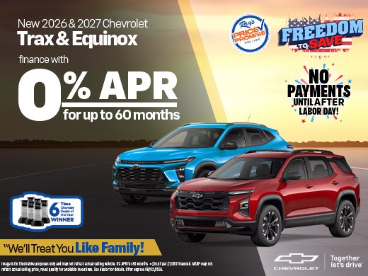 New 2026 & 2027 Chevrolet Equinox & Trax