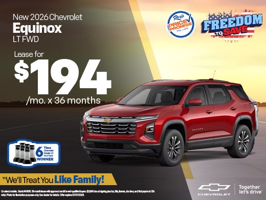 New 2026 Chevrolet Equinox LT FWD