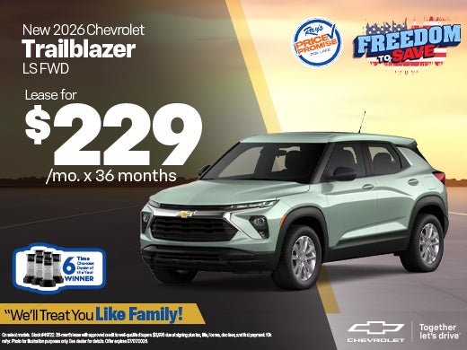 New 2026 Chevrolet Trailblazer LS FWD