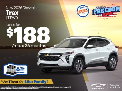 New 2026 Chevrolet Trax LT FWD