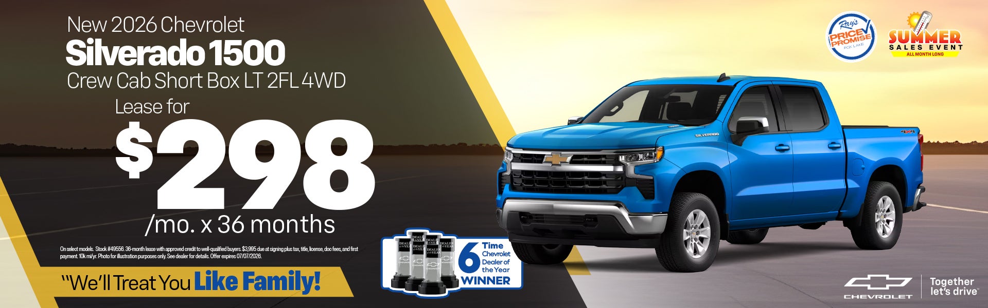 New 2026 Chevrolet Silverado 1500 Crew Cab Short Box LT 2FL 