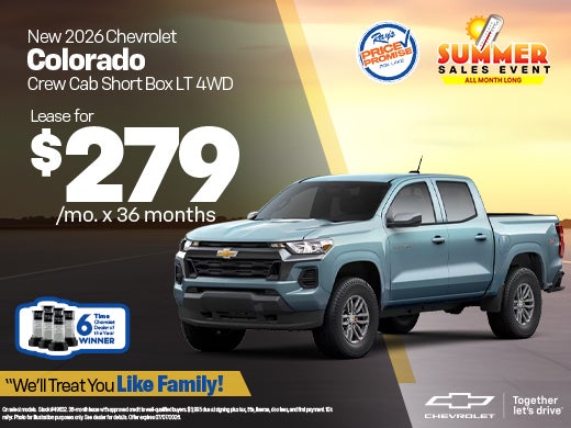 New 2026 Chevrolet Colorado Crew Cab Short Box LT 4WD