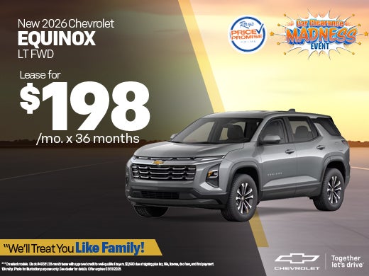 New 2026 Chevy Equinox LT FWD