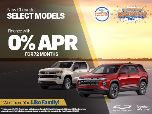 New Chevrolet Select Models