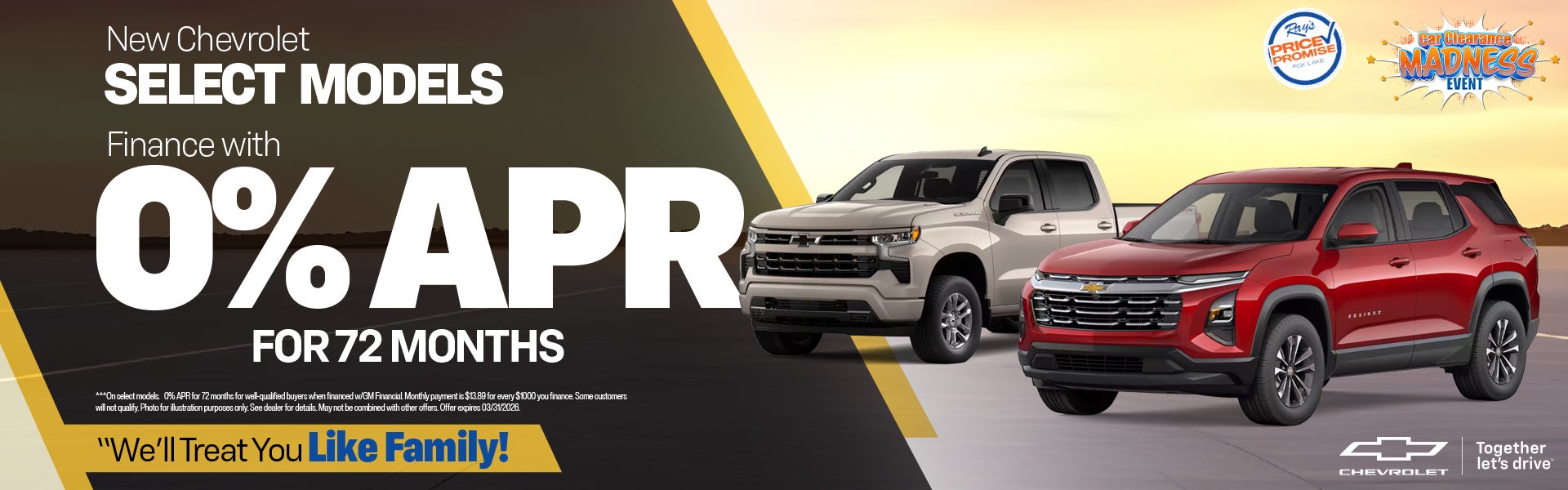 New Chevrolet Select Models