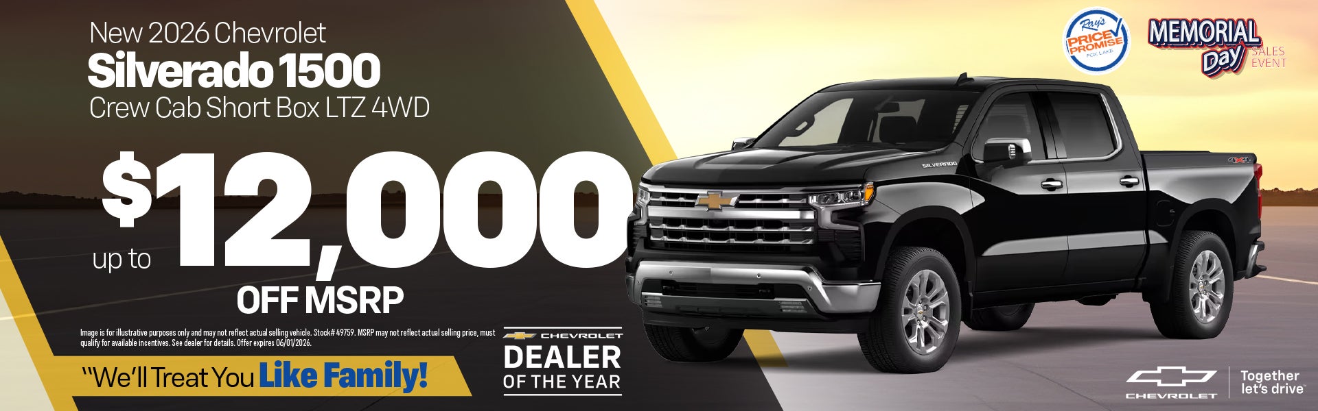 New 2026 Chevy Silverado 1500 4WD Crew Cab Short Box LTZ