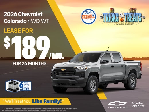 2026 Chevrolet Colorado Crew Cab Short Box 4WD WT 