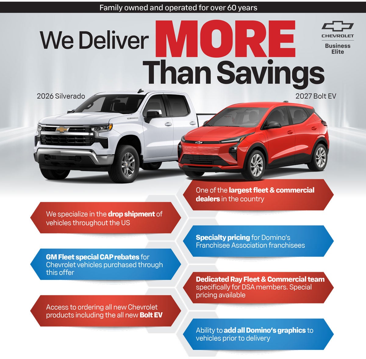 Ray Chevrolet Domino's Program